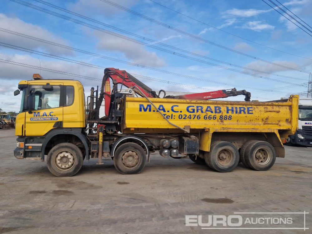 2013 Scania P400 - Tovornjak prekucnik, Tovornjak z dvigalom: slika 2 2013 Scania P400 - Tovornjak prekucnik, Tovornjak z dvigalom: slika 2