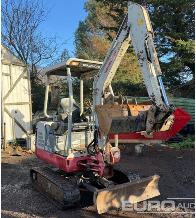 2013 Takeuchi TB016 - Mini bager: slika 1 2013 Takeuchi TB016 - Mini bager: slika 1