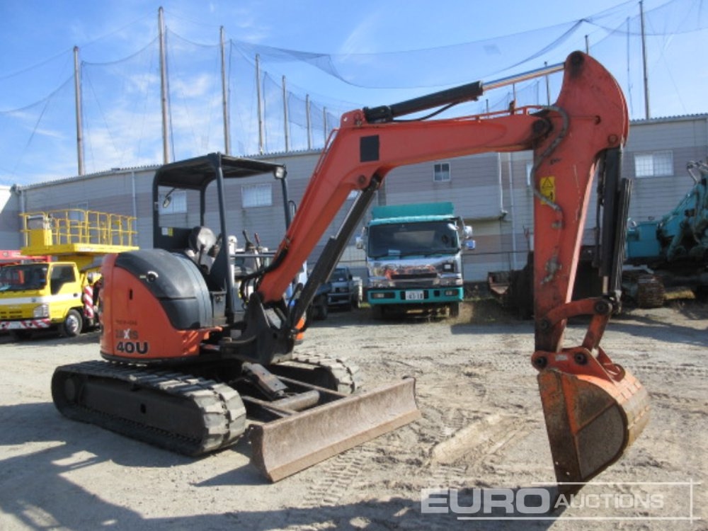 2014 Hitachi ZX40U-5A Rubber Tracks, Blade, Offset, Piped - Mini bager: slika 2 2014 Hitachi ZX40U-5A Rubber Tracks, Blade, Offset, Piped - Mini bager: slika 2