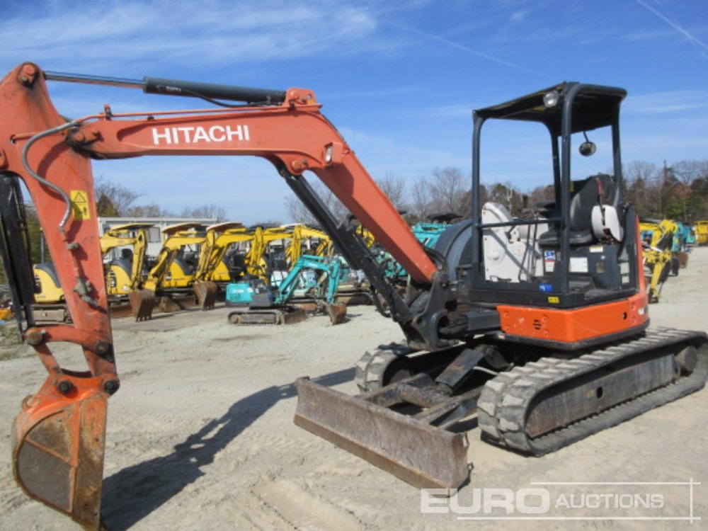 2014 Hitachi ZX40U-5A Rubber Tracks, Blade, Offset, Piped - Mini bager: slika 1 2014 Hitachi ZX40U-5A Rubber Tracks, Blade, Offset, Piped - Mini bager: slika 1
