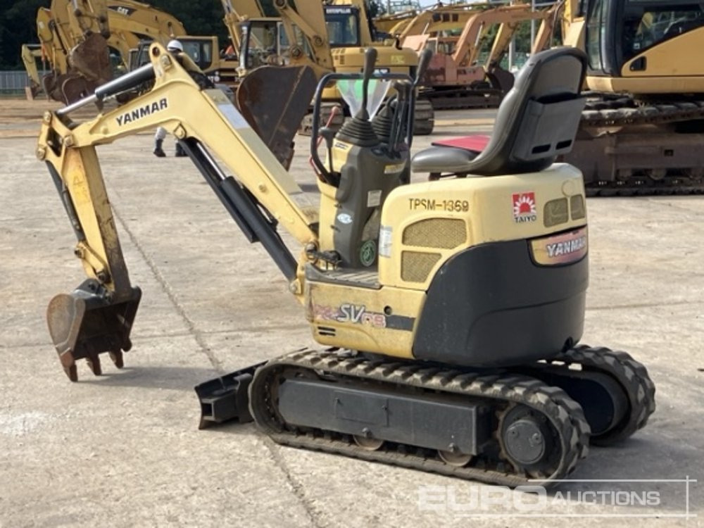 2014 Yanmar SV08-1A (S) - Mini bager: slika 4 2014 Yanmar SV08-1A (S) - Mini bager: slika 4