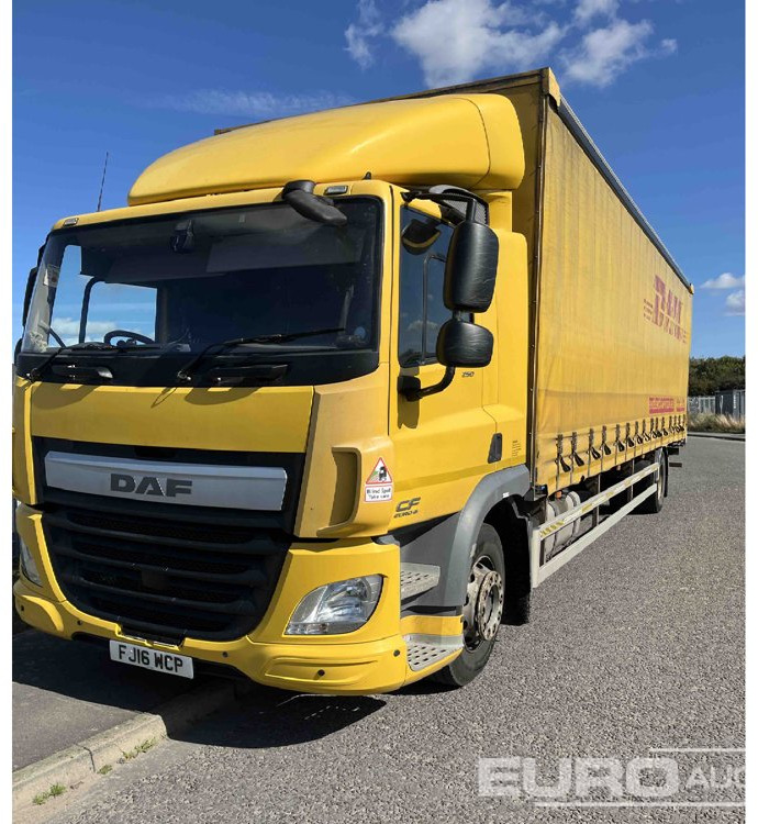 2016 DAF CF250 - Tovornjak s ponjavo: slika 1 2016 DAF CF250 - Tovornjak s ponjavo: slika 1