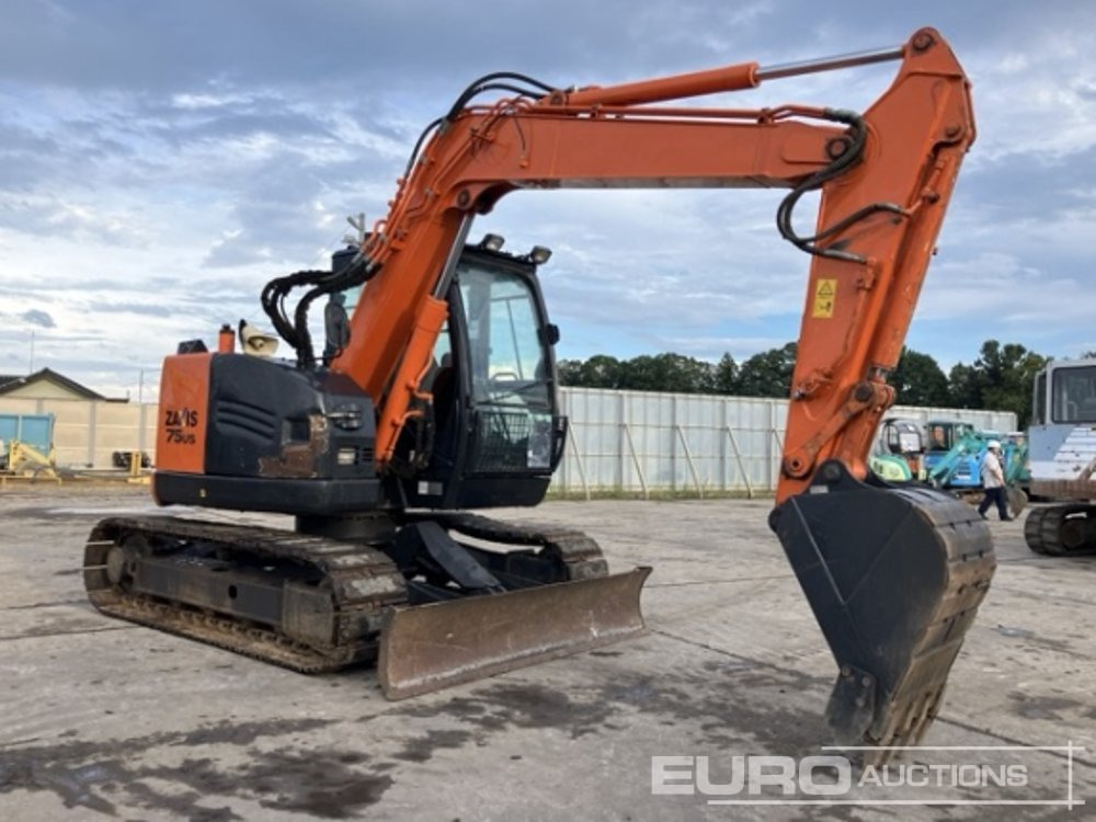 2016 Hitachi ZX75US-5 - Mini bager: slika 4 2016 Hitachi ZX75US-5 - Mini bager: slika 4