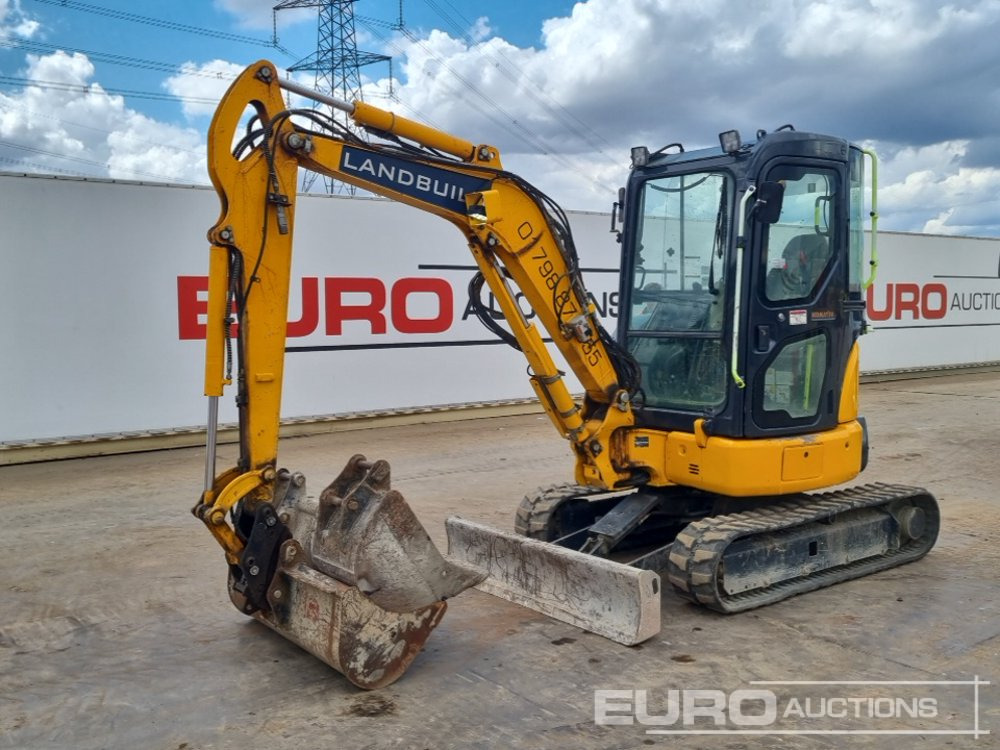 2016 Komatsu PC30MR-3 - Mini bager: slika 1 2016 Komatsu PC30MR-3 - Mini bager: slika 1
