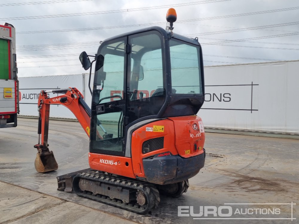 2016 Kubota KX016-4 - Mini bager: slika 3 2016 Kubota KX016-4 - Mini bager: slika 3