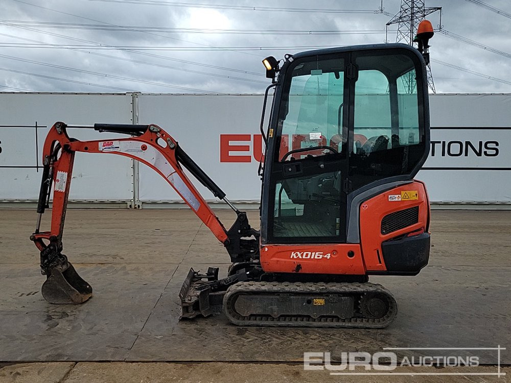 2016 Kubota KX016-4 - Mini bager: slika 2 2016 Kubota KX016-4 - Mini bager: slika 2