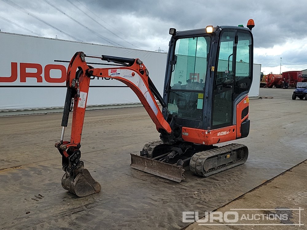 2016 Kubota KX016-4 - Mini bager: slika 1 2016 Kubota KX016-4 - Mini bager: slika 1