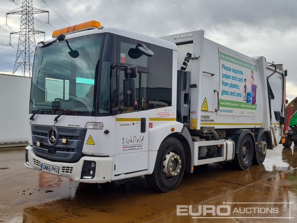 2016 Mercedes Econic 2630 - Smetarski tovornjak: slika 1 2016 Mercedes Econic 2630 - Smetarski tovornjak: slika 1