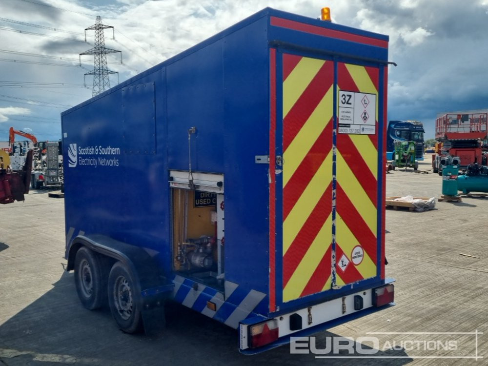 2016 Trailer Engineering Twin Axle 1000 Litre Clean Oil, 1000 Litre Dirty Oil Service Trailer - Prikolica za prevoz strojev: slika 3 2016 Trailer Engineering Twin Axle 1000 Litre Clean Oil, 1000 Litre Dirty Oil Service Trailer - Prikolica za prevoz strojev: slika 3