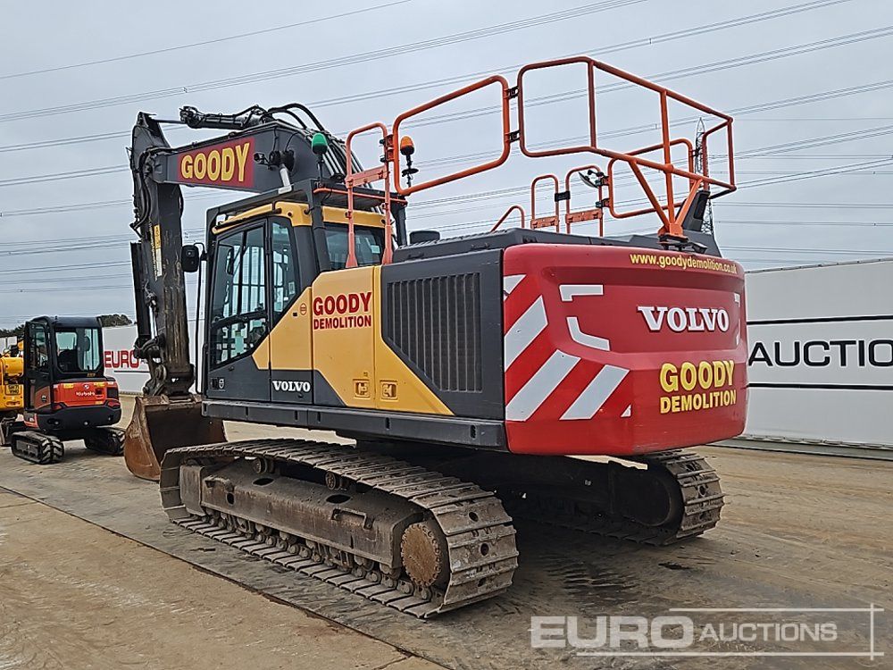 2016 Volvo EC250EL - Bager goseničar: slika 3 2016 Volvo EC250EL - Bager goseničar: slika 3
