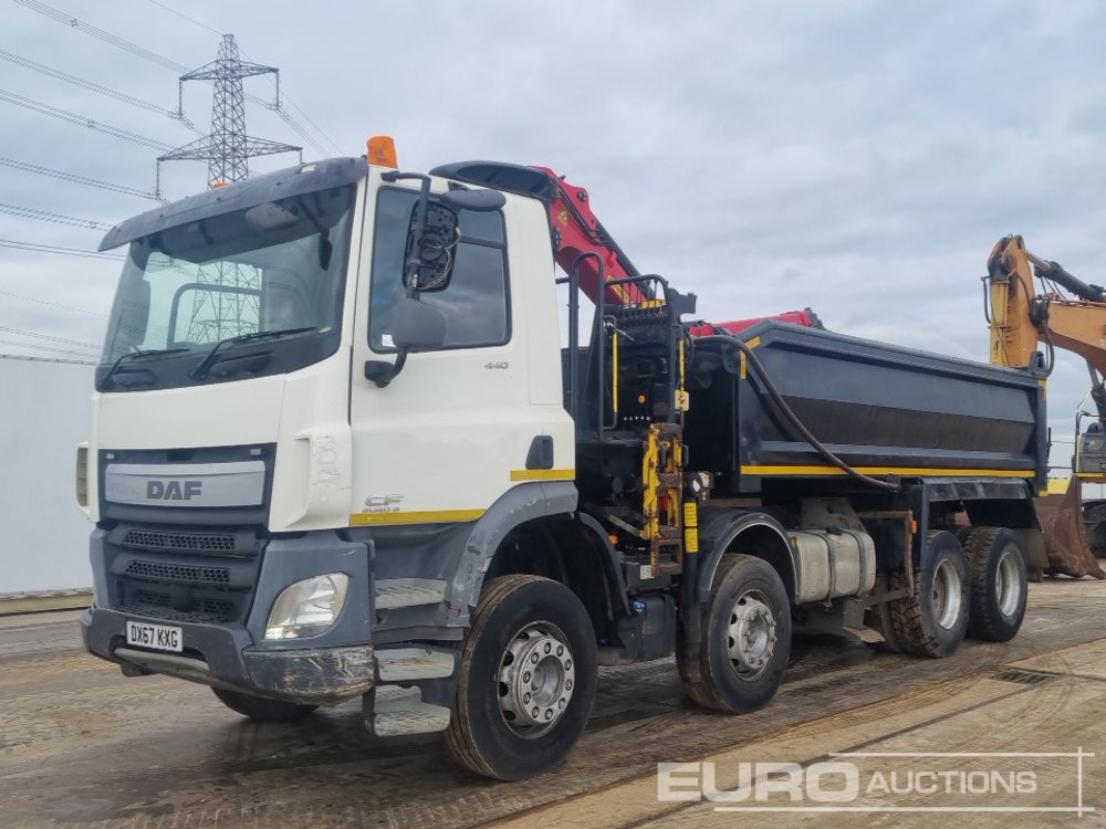 2017 DAF CF440 - Tovornjak prekucnik, Tovornjak z dvigalom: slika 1 2017 DAF CF440 - Tovornjak prekucnik, Tovornjak z dvigalom: slika 1