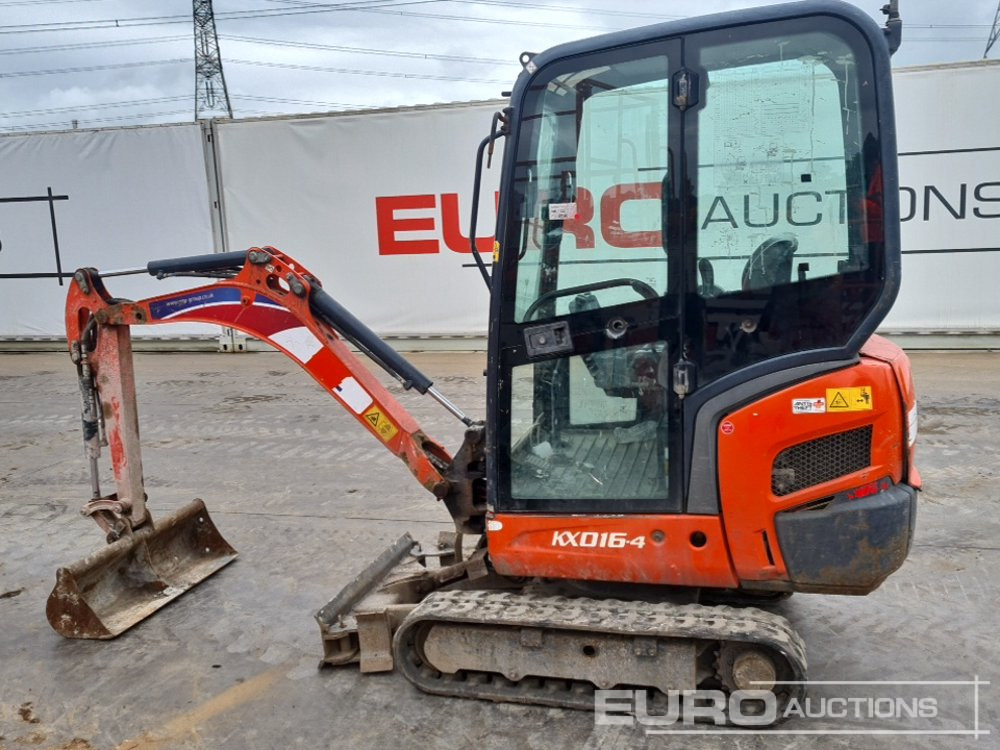 2017 Kubota KX016-4 - Mini bager: slika 2 2017 Kubota KX016-4 - Mini bager: slika 2