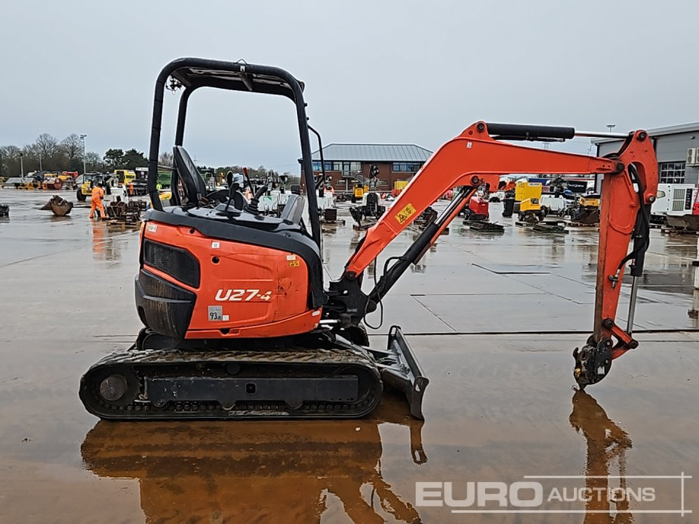 Mini bager 2017 Kubota U27-4: slika 6 Mini bager 2017 Kubota U27-4: slika 6