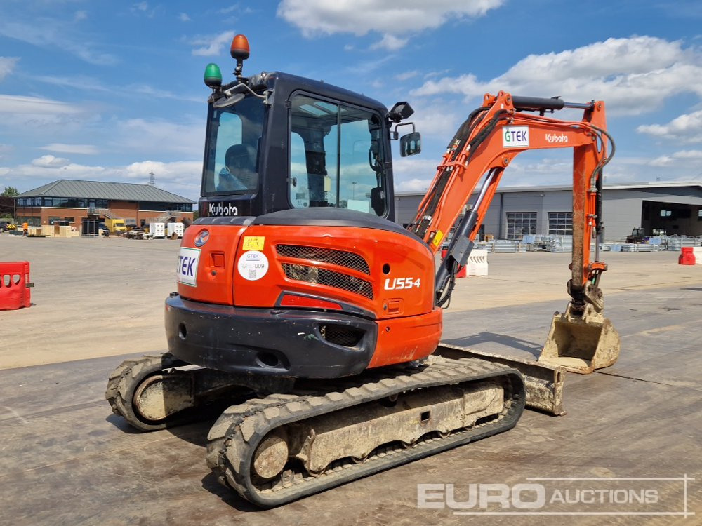2017 Kubota U55-4 - Mini bager: slika 5 2017 Kubota U55-4 - Mini bager: slika 5