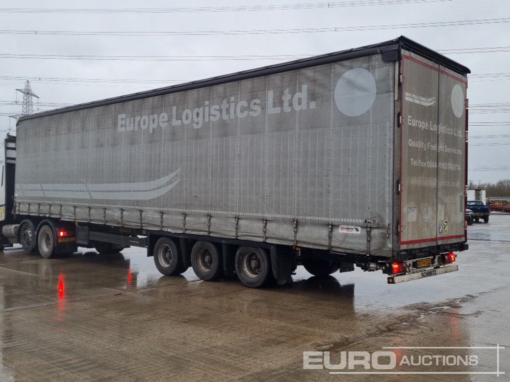 2017 Schmitz Tri Axle Curtainsider Trailer - Polprikolica s ponjavo: slika 3 2017 Schmitz Tri Axle Curtainsider Trailer - Polprikolica s ponjavo: slika 3