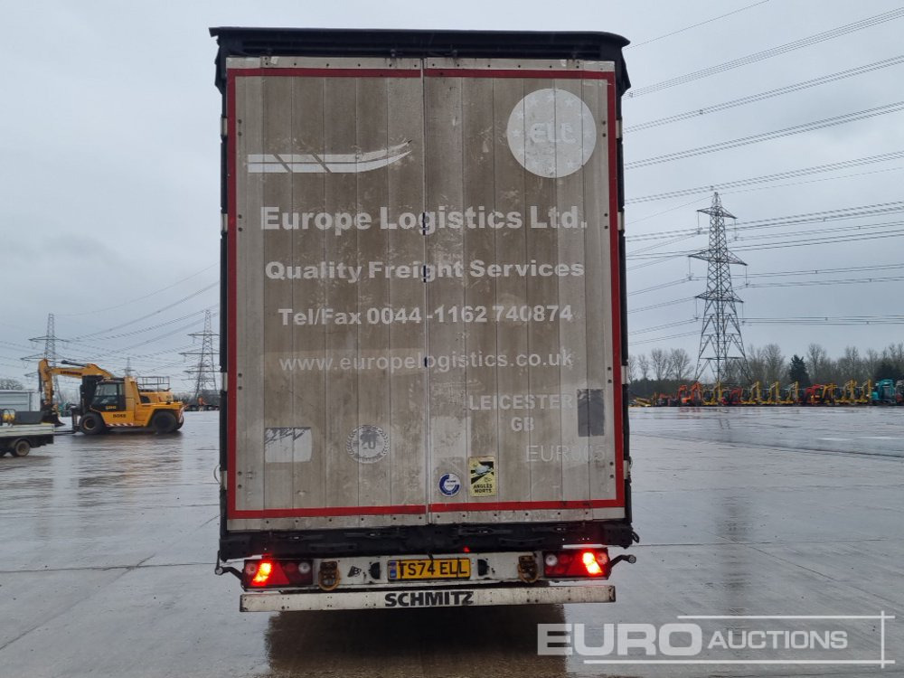 2017 Schmitz Tri Axle Curtainsider Trailer - Polprikolica s ponjavo: slika 4 2017 Schmitz Tri Axle Curtainsider Trailer - Polprikolica s ponjavo: slika 4