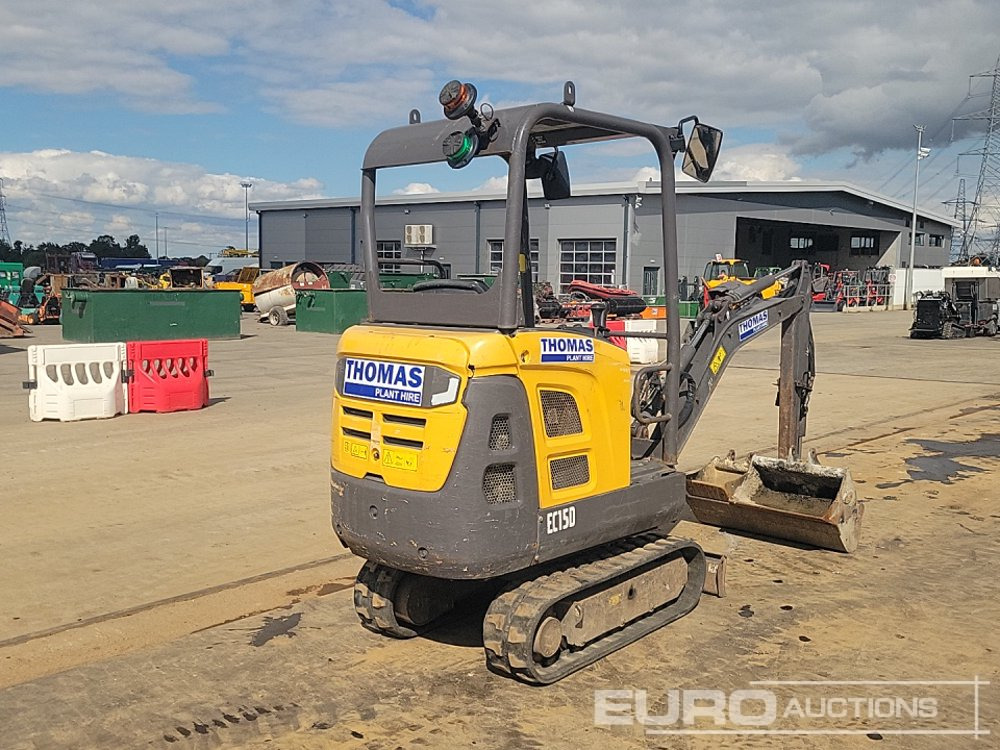 2017 Volvo EC15D - Mini bager: slika 5 2017 Volvo EC15D - Mini bager: slika 5