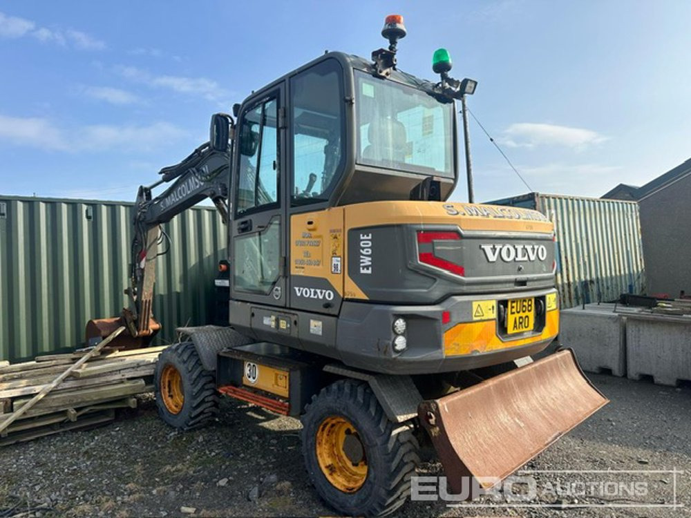 2017 Volvo EW60E - Bager na kolesih: slika 2 2017 Volvo EW60E - Bager na kolesih: slika 2