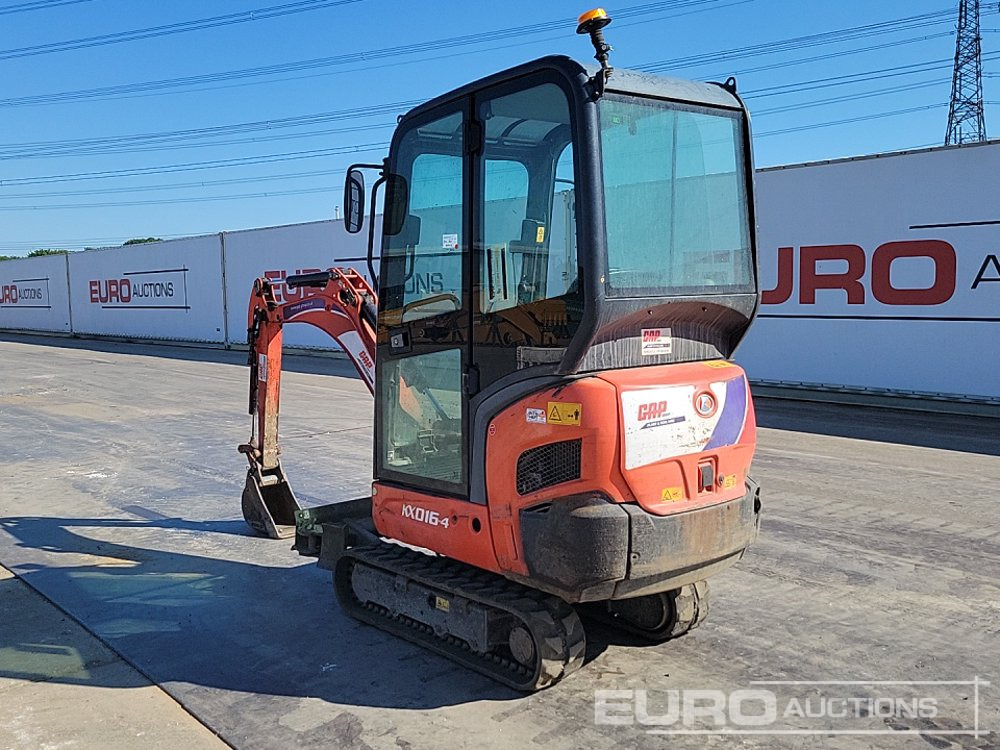 2018 Kubota KX016-4 - Mini bager: slika 3 2018 Kubota KX016-4 - Mini bager: slika 3