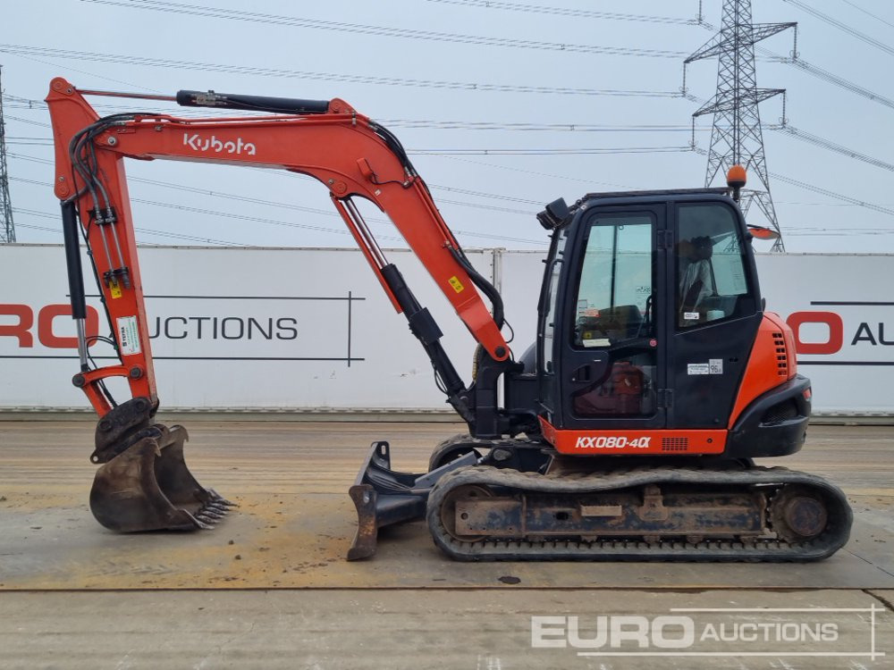 2018 Kubota KX080-4A - Mini bager: slika 2 2018 Kubota KX080-4A - Mini bager: slika 2