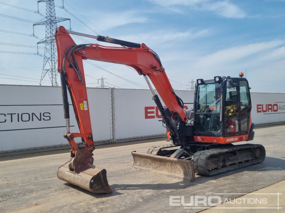 2018 Kubota KX080-4A - Mini bager: slika 1 2018 Kubota KX080-4A - Mini bager: slika 1