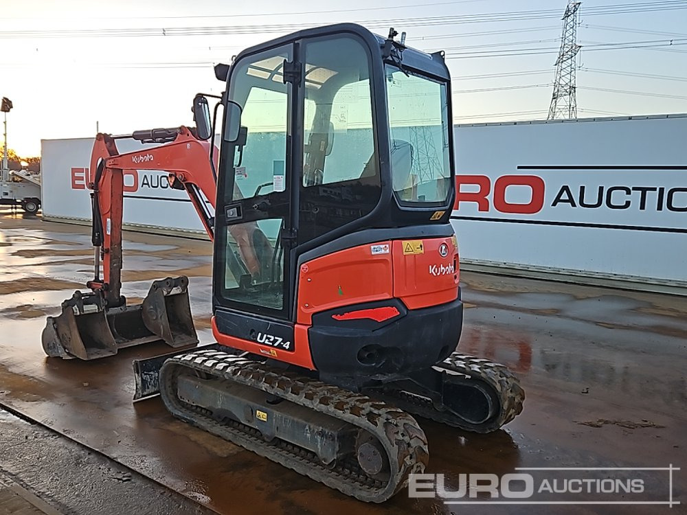 2018 Kubota U27-4 - Mini bager: slika 3 2018 Kubota U27-4 - Mini bager: slika 3