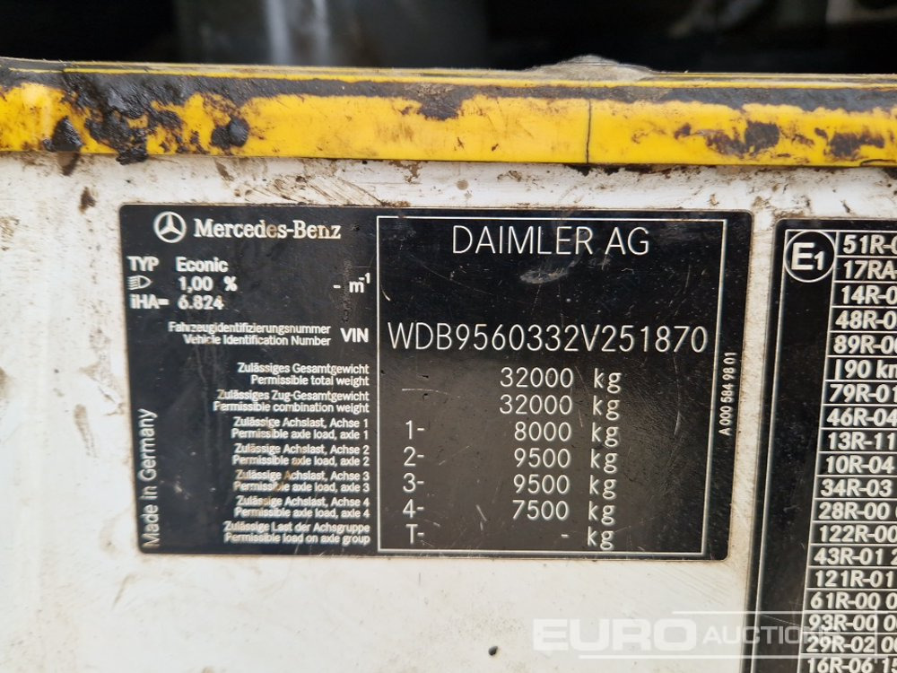 Tovornjak prekucnik 2018 Mercedes Econic: slika 45