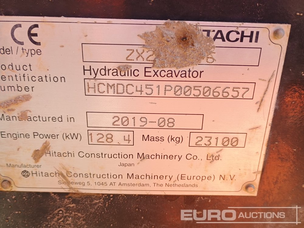 2019 Hitachi ZX210LC-6 - Bager goseničar: slika 3 2019 Hitachi ZX210LC-6 - Bager goseničar: slika 3