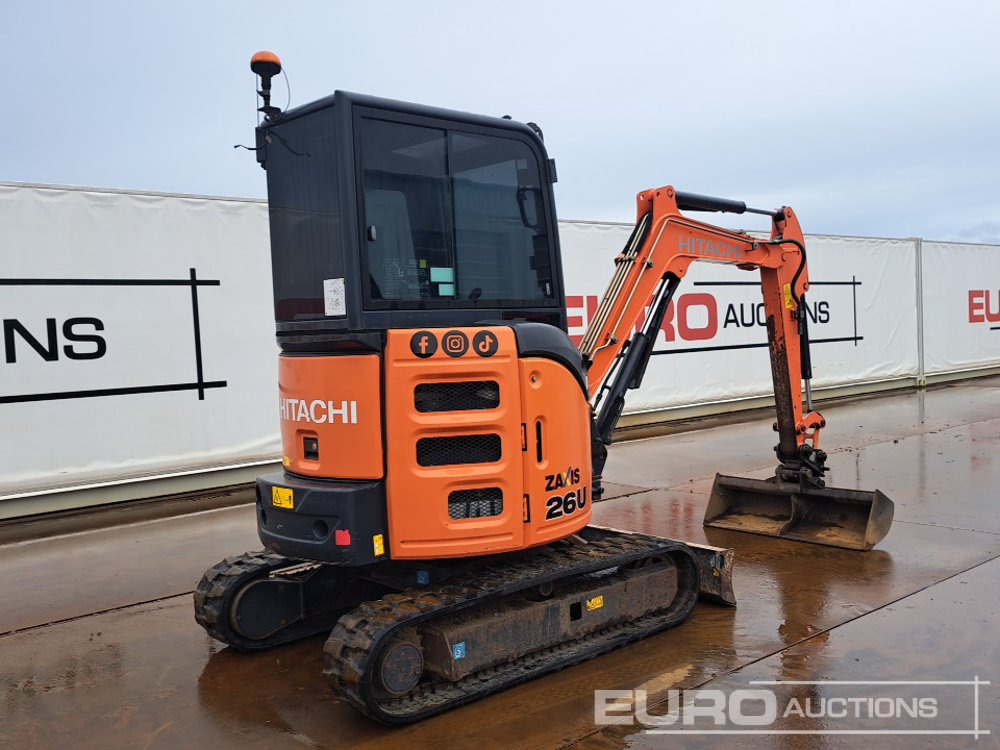 2019 Hitachi ZX26U-5A CR - Mini bager: slika 5 2019 Hitachi ZX26U-5A CR - Mini bager: slika 5