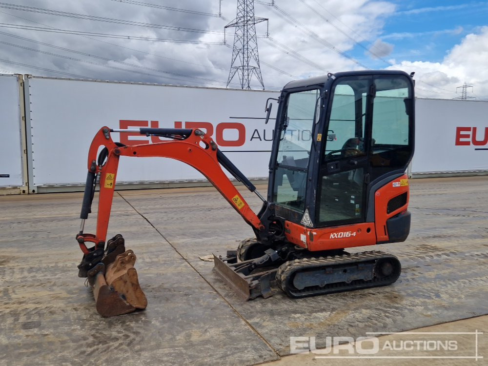2019 Kubota KX016-4 - Mini bager: slika 1 2019 Kubota KX016-4 - Mini bager: slika 1