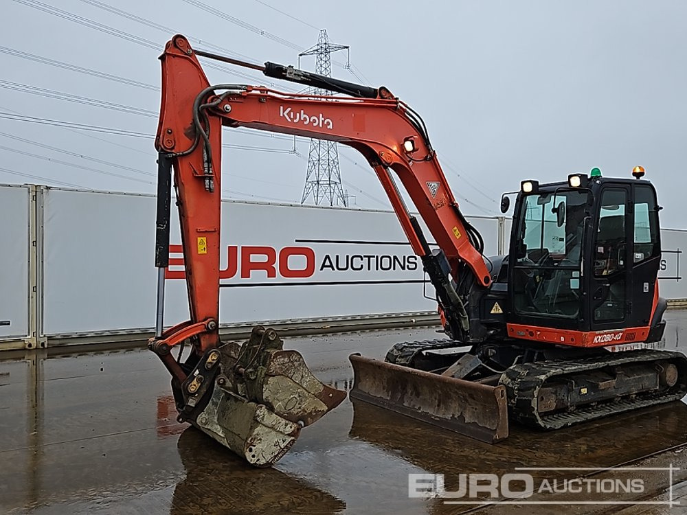 2019 Kubota KX080-4A - Mini bager: slika 2 2019 Kubota KX080-4A - Mini bager: slika 2