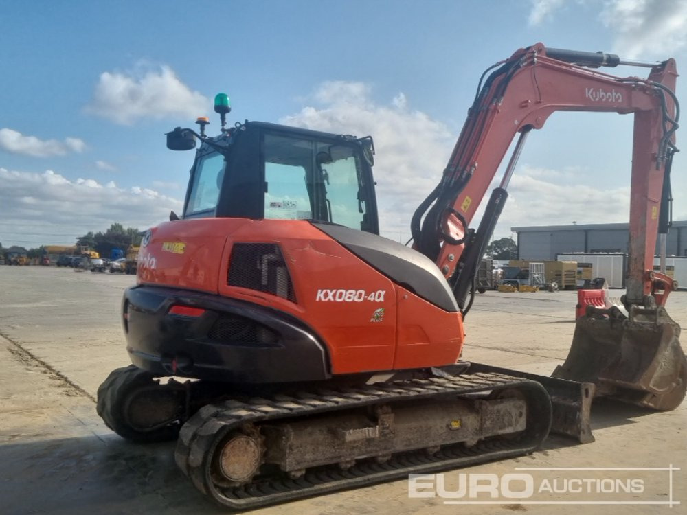 2019 Kubota KX080-4A - Mini bager: slika 5 2019 Kubota KX080-4A - Mini bager: slika 5