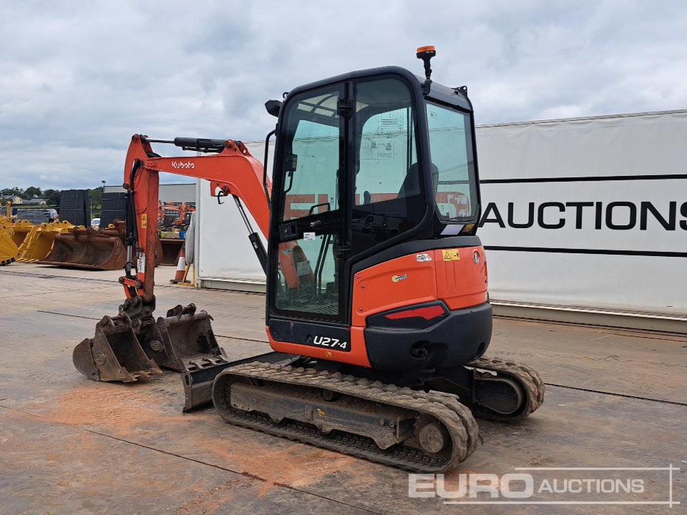 2019 Kubota U27-4 - Mini bager: slika 3 2019 Kubota U27-4 - Mini bager: slika 3