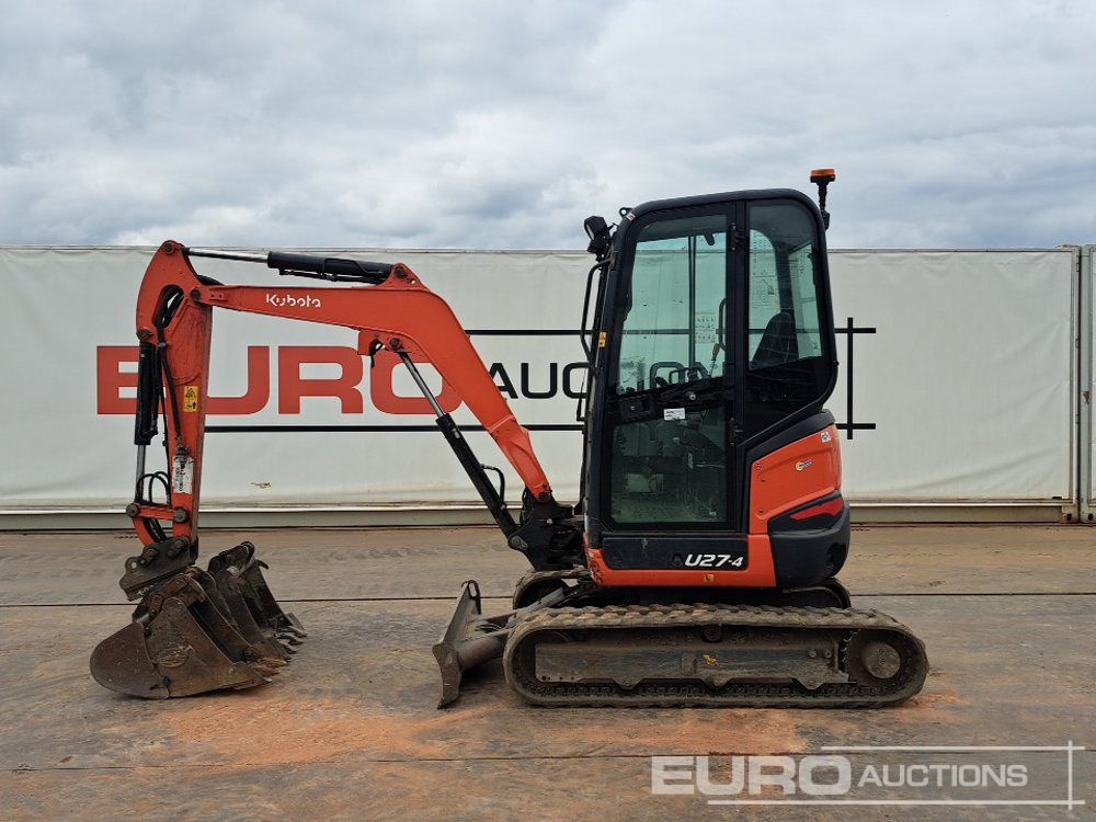 2019 Kubota U27-4 - Mini bager: slika 2 2019 Kubota U27-4 - Mini bager: slika 2