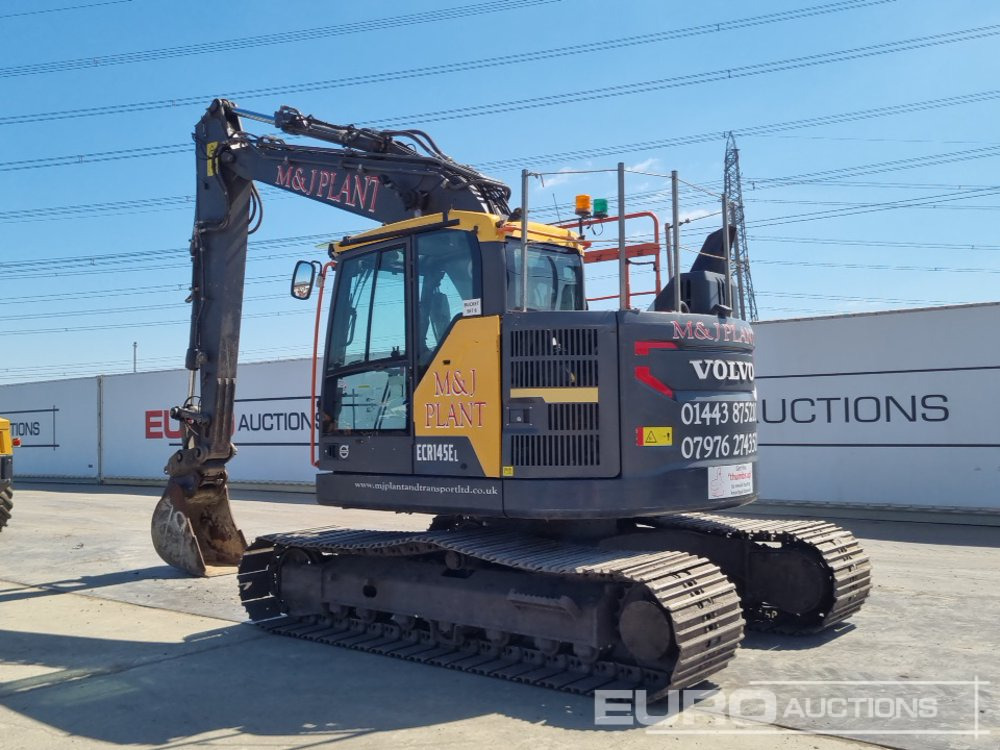 2019 Volvo ECR145EL - Bager goseničar: slika 3 2019 Volvo ECR145EL - Bager goseničar: slika 3