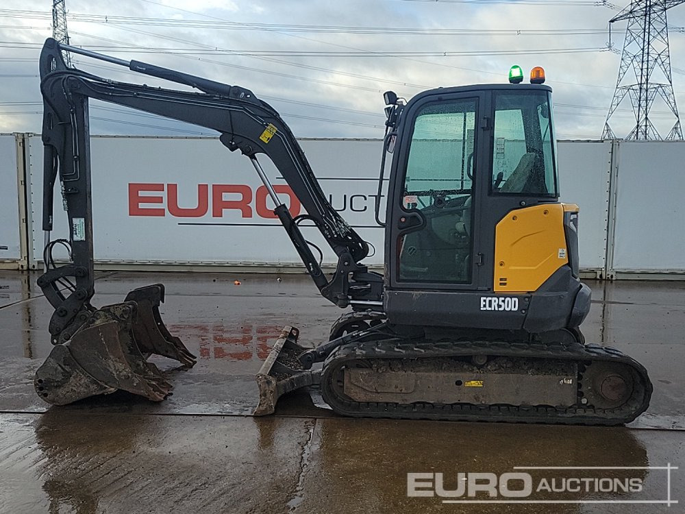 2019 Volvo ECR50D - Mini bager: slika 2 2019 Volvo ECR50D - Mini bager: slika 2