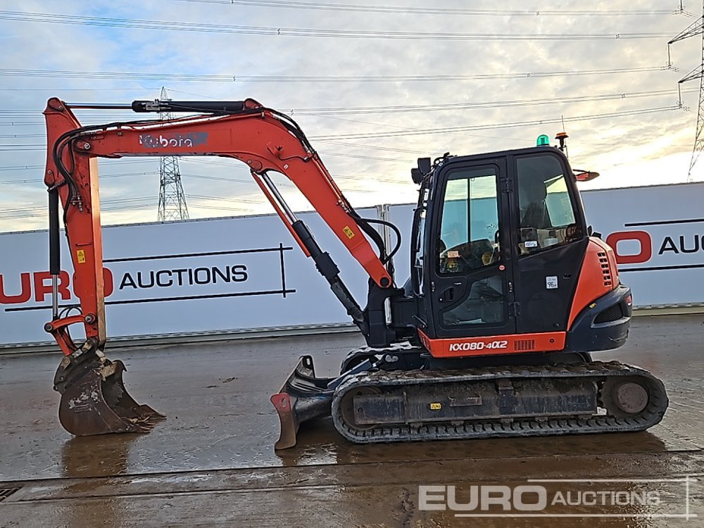 2020 Kubota KX080-4A2 - Mini bager: slika 2 2020 Kubota KX080-4A2 - Mini bager: slika 2