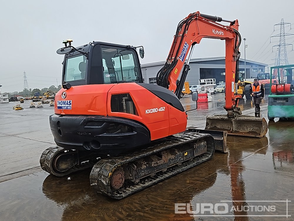 2020 Kubota KX080-4A2 - Mini bager: slika 5 2020 Kubota KX080-4A2 - Mini bager: slika 5