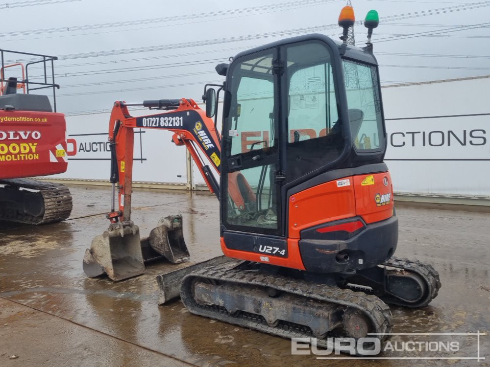 2020 Kubota U27-4 - Mini bager: slika 3 2020 Kubota U27-4 - Mini bager: slika 3