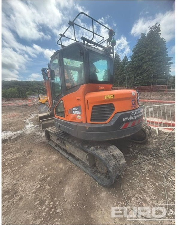 2021 Doosan DX85R-3 - Mini bager: slika 4 2021 Doosan DX85R-3 - Mini bager: slika 4