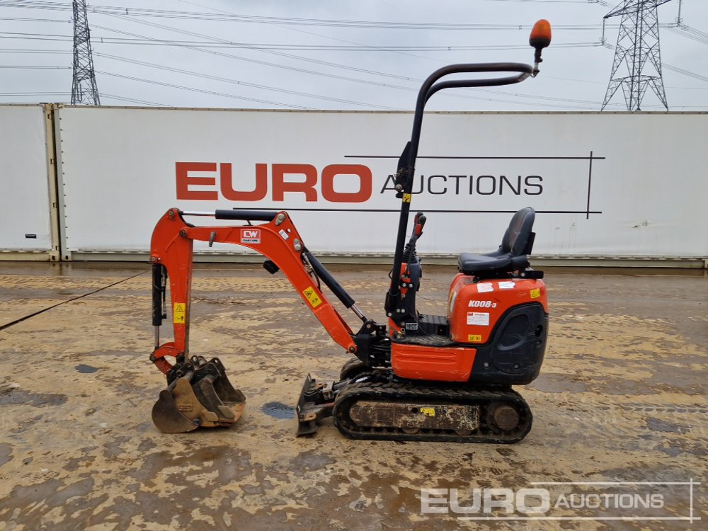 2021 Kubota K008-3 - Mini bager: slika 2 2021 Kubota K008-3 - Mini bager: slika 2