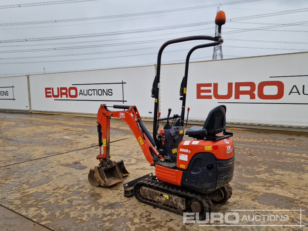2021 Kubota K008-3 - Mini bager: slika 3 2021 Kubota K008-3 - Mini bager: slika 3