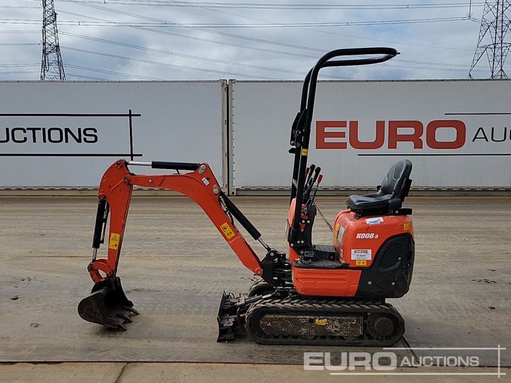 2021 Kubota K008-3 - Mini bager: slika 2 2021 Kubota K008-3 - Mini bager: slika 2
