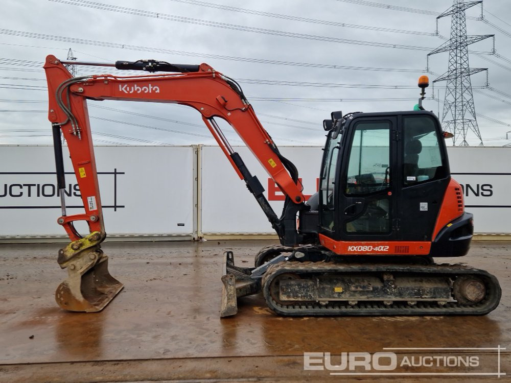 2021 Kubota KX080-4A2 - Mini bager: slika 2 2021 Kubota KX080-4A2 - Mini bager: slika 2