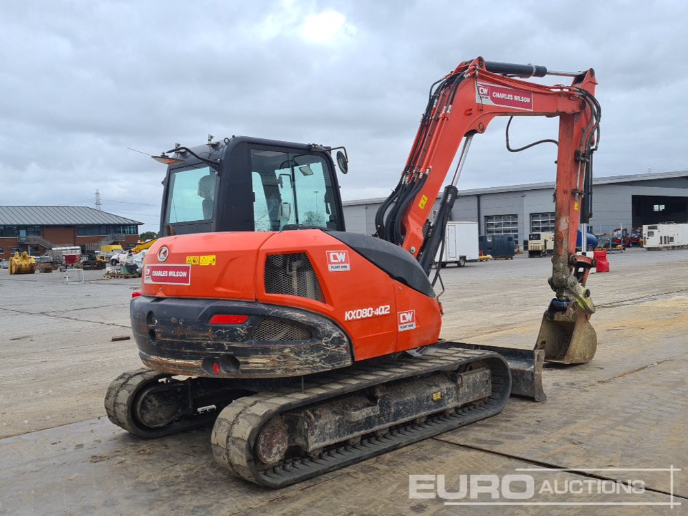 2021 Kubota KX080-4A2 - Mini bager: slika 5 2021 Kubota KX080-4A2 - Mini bager: slika 5