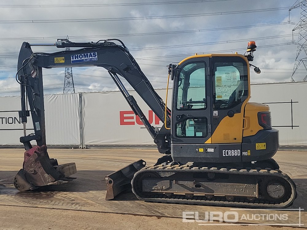2021 Volvo ECR88D - Mini bager: slika 2 2021 Volvo ECR88D - Mini bager: slika 2