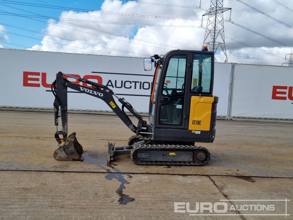 2022 Volvo EC18E - Mini bager: slika 2 2022 Volvo EC18E - Mini bager: slika 2