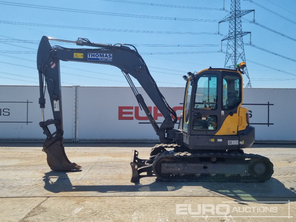 2022 Volvo ECR88D - Mini bager: slika 2 2022 Volvo ECR88D - Mini bager: slika 2