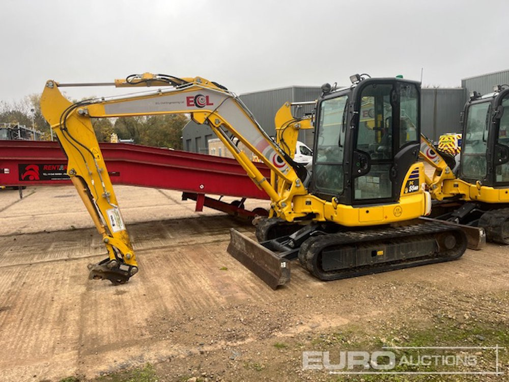 2024 Komatsu PC55MR-5E0 - Mini bager: slika 1 2024 Komatsu PC55MR-5E0 - Mini bager: slika 1