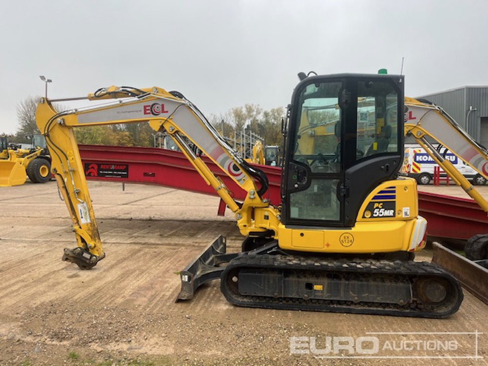 2024 Komatsu PC55MR-5E0 - Mini bager: slika 3 2024 Komatsu PC55MR-5E0 - Mini bager: slika 3